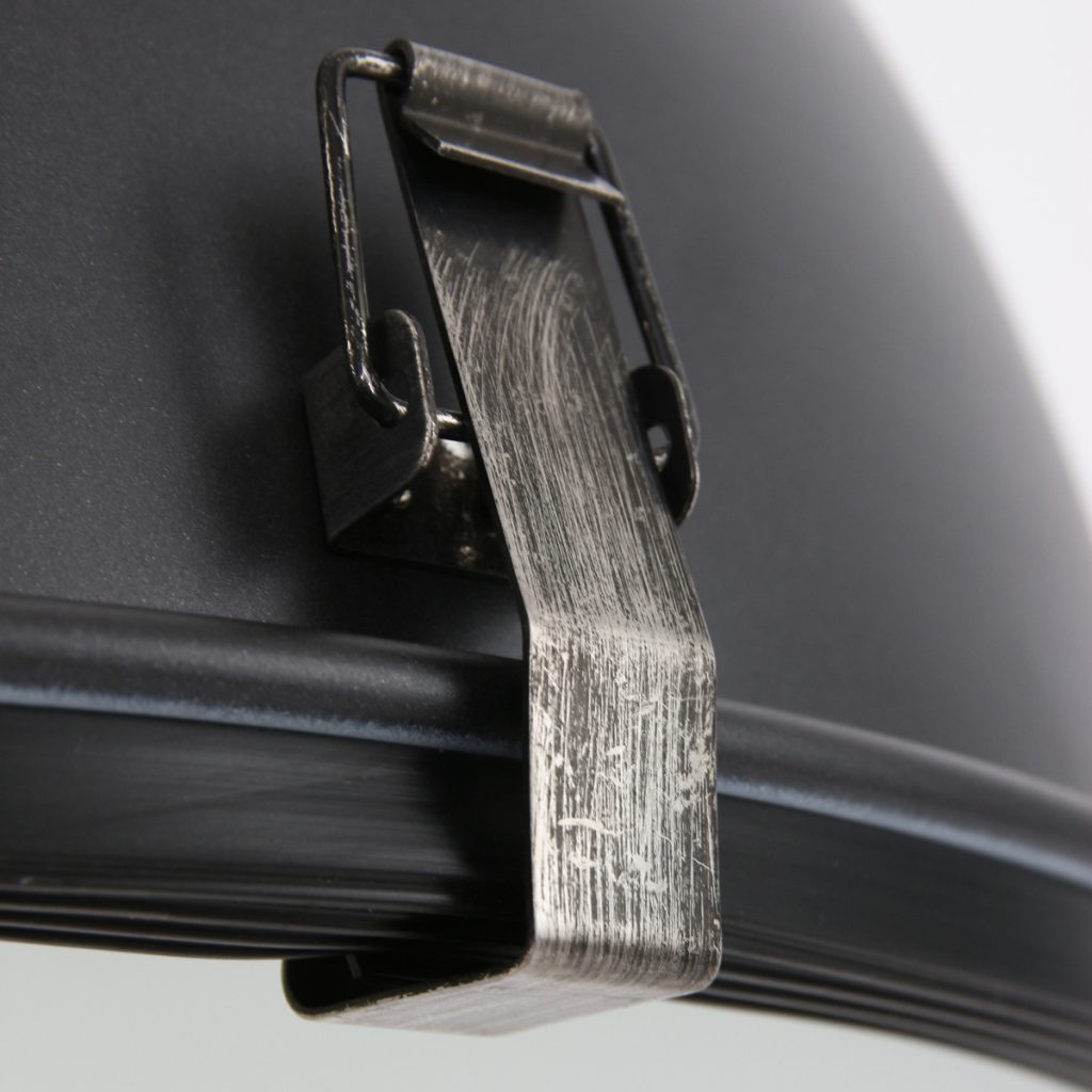 Koepelvormige ruw zwarte hanglamp metaal/glas Steinhauer Bikkel - Afbeelding 5