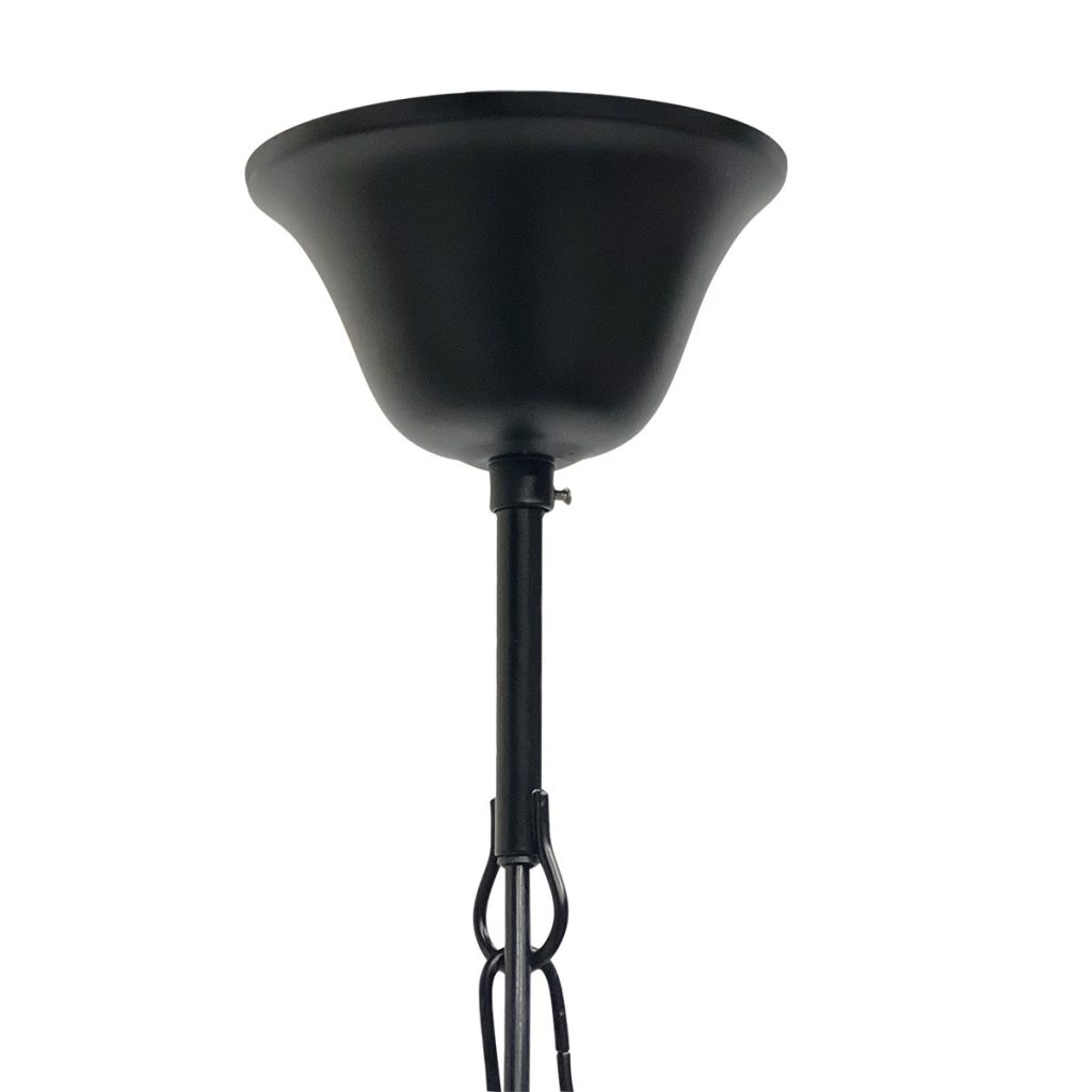 Hanglamp 2-lichts zwart lantaarn rookglas Steinhauer Pimpernel - Afbeelding 10