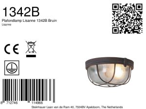 mexlite-plafonniere-lisanne-bruin-glasmetaal-ø17cm-e27-1342b-1