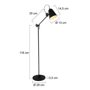 annelighting-vloerlamp-dolphin-zwart-metaal-ø28cm-e27-1325zw-1