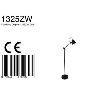 annelighting-vloerlamp-dolphin-zwart-metaal-ø28cm-e27-1325zw-1