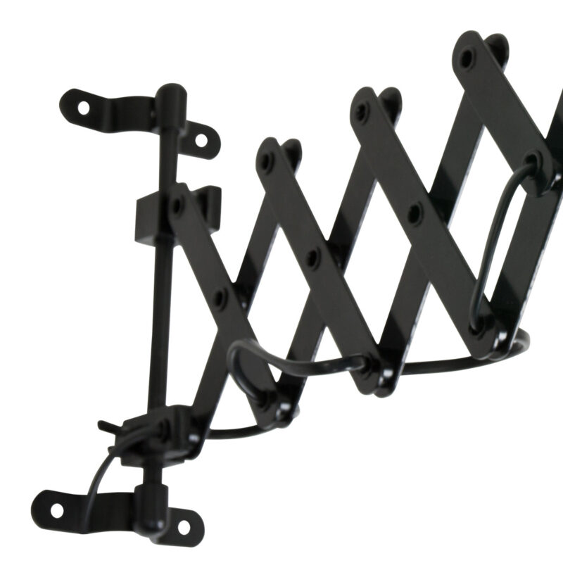 Retro zwarte metalen wandlamp Steinhauer Yorkshire - Afbeelding 5