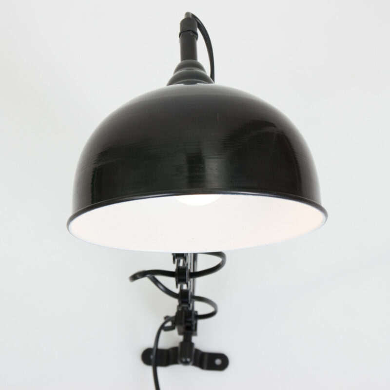 Retro zwarte metalen wandlamp Steinhauer Yorkshire - Afbeelding 7