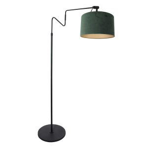 industriele-vloerlamp-met-donkergroene-kap-vloerlamp-steinhauer-linstrom-groen-en-zwart-3735zw-1