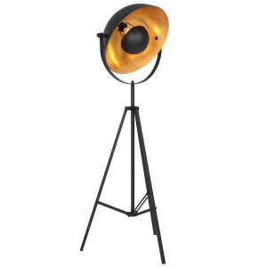 mexlite-vloerlamp-sunflower-zwart-metaal-ø74cm-e27-3664zw-1