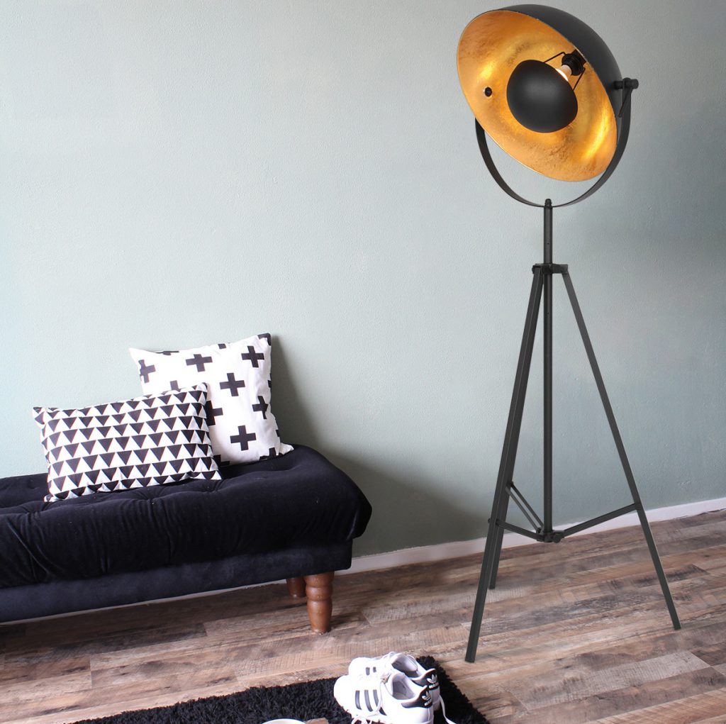 mexlite-vloerlamp-sunflower-zwart-metaal-ø74cm-e27-3664zw-1