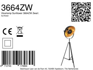 mexlite-vloerlamp-sunflower-zwart-metaal-ø74cm-e27-3664zw-1