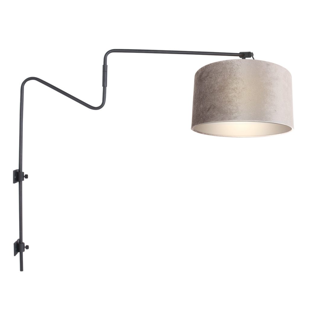 annelighting-wandlamp-linstrom-zwart-metaalveloursstof-schemerlamp-e27-3722zw-1