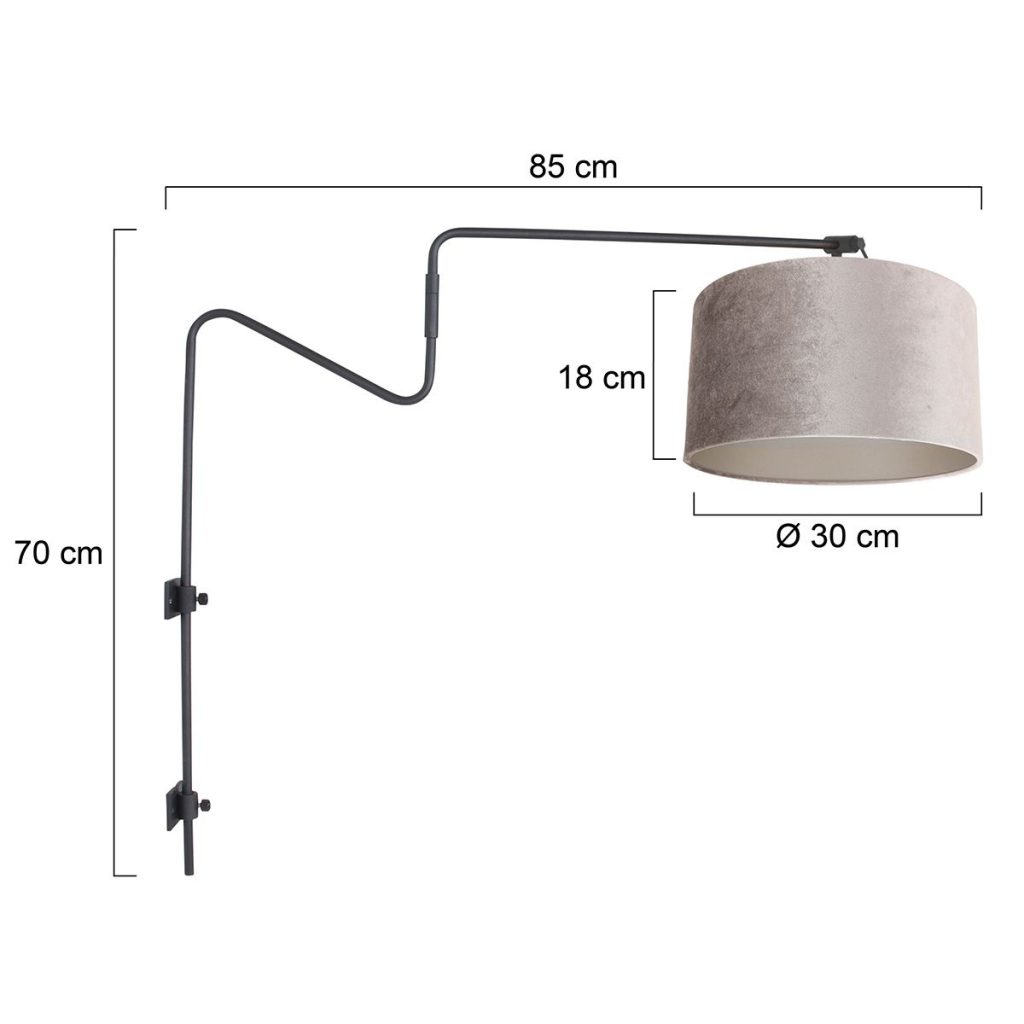 industriele-wandlamp-met-grijze-kap-en-een-knikkende-arm-wandlamp-steinhauer-linstrom-zilver-en-zwart-3722zw-5