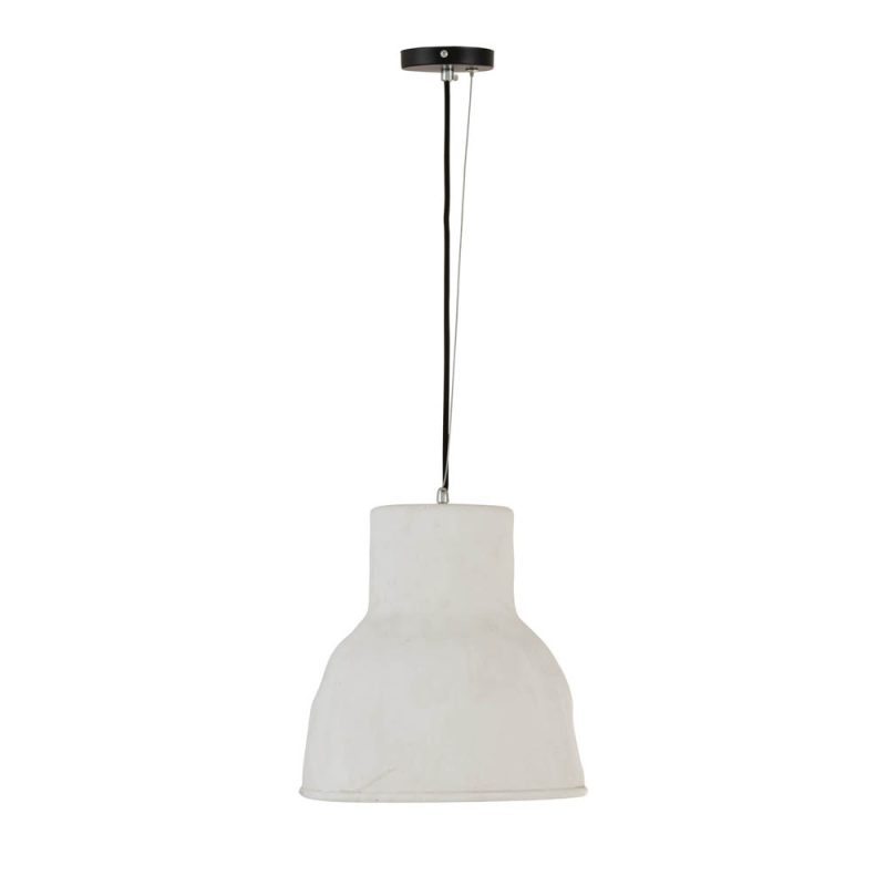 Industriële witte hanglamp Jolipa Earthenware - Afbeelding 2