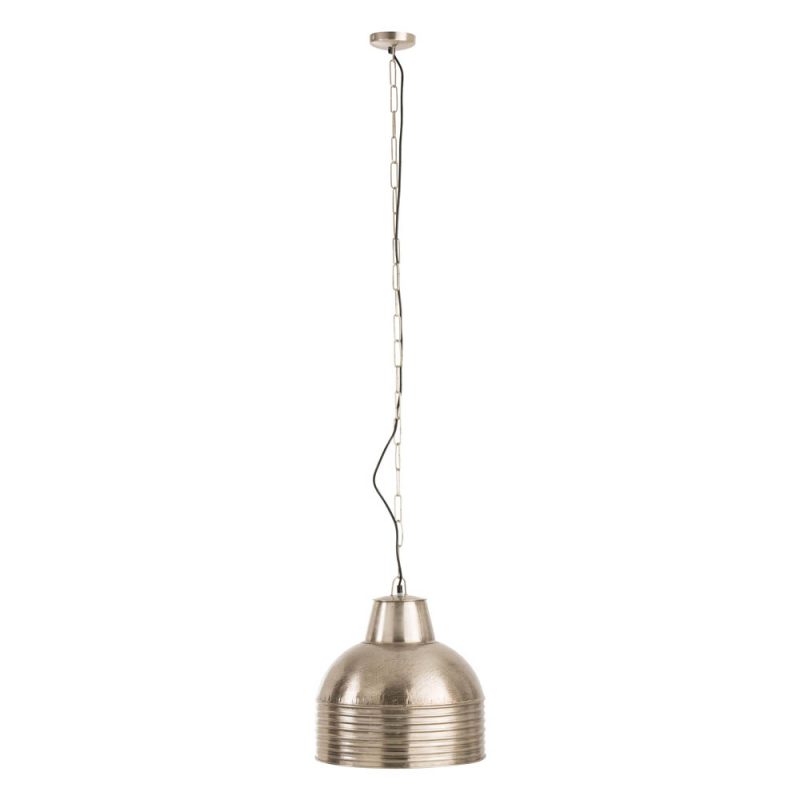 Industriële zilveren ronde hanglamp Jolipa Roy - Afbeelding 2