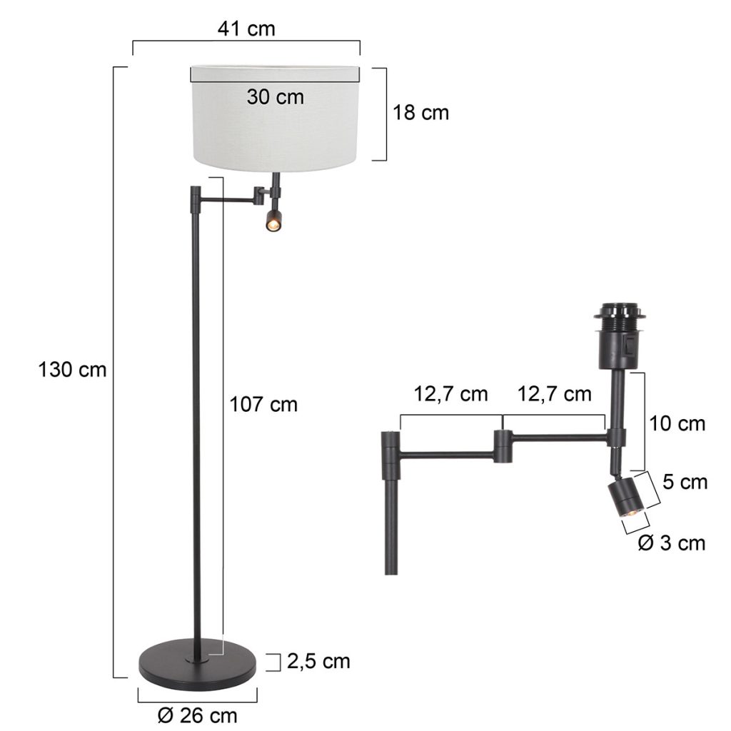Intelligente vloerlamp Steinhauer Stang - Afbeelding 6