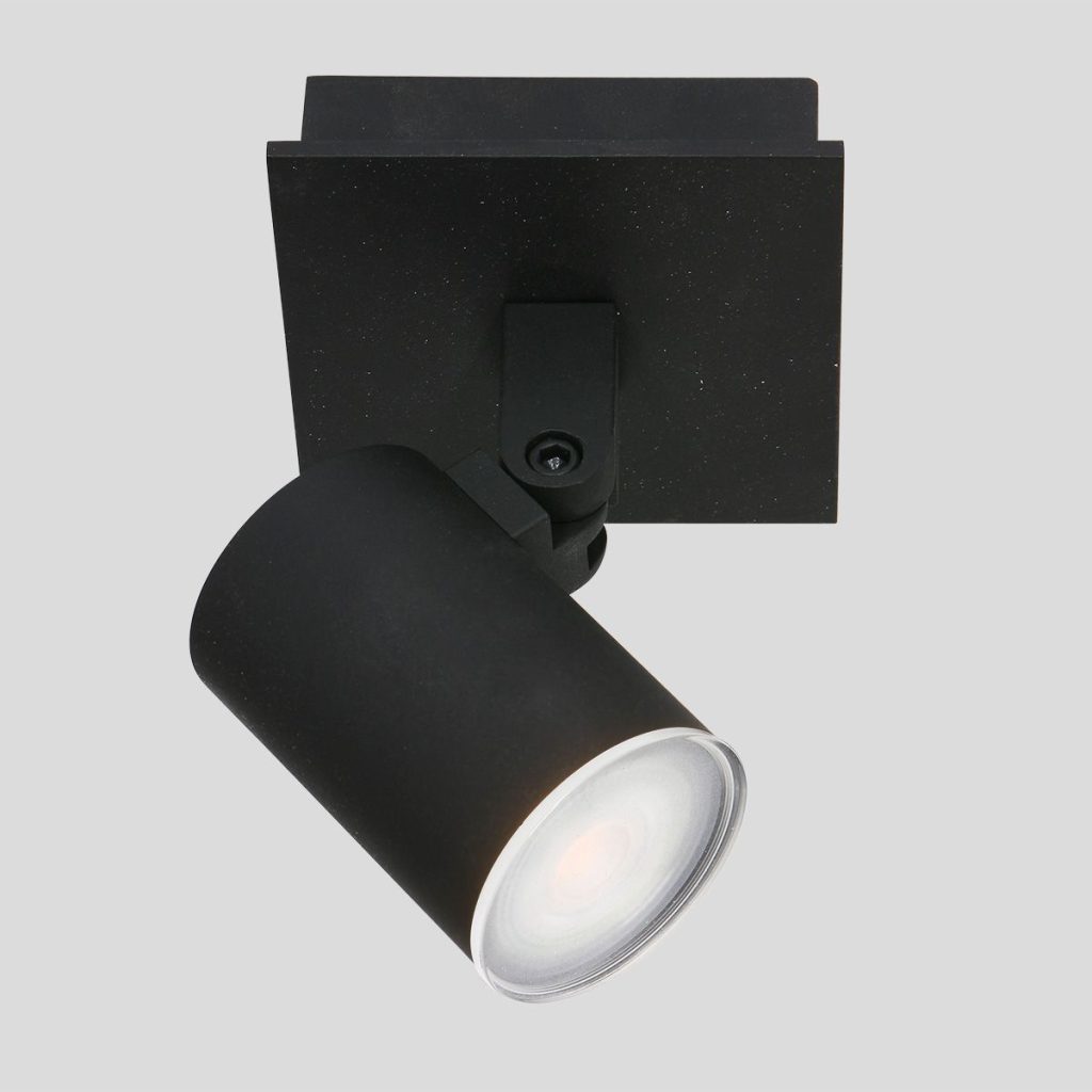 Moderne zwarte metalen spot Steinhauer Points noirs - Afbeelding 13