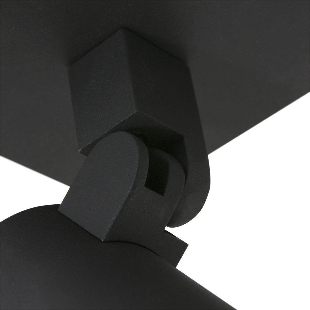 Moderne zwarte metalen spot Steinhauer Points noirs - Afbeelding 3