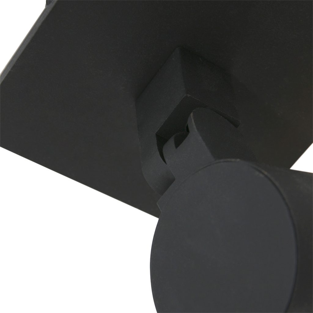 Moderne zwarte metalen spot Steinhauer Points noirs - Afbeelding 4