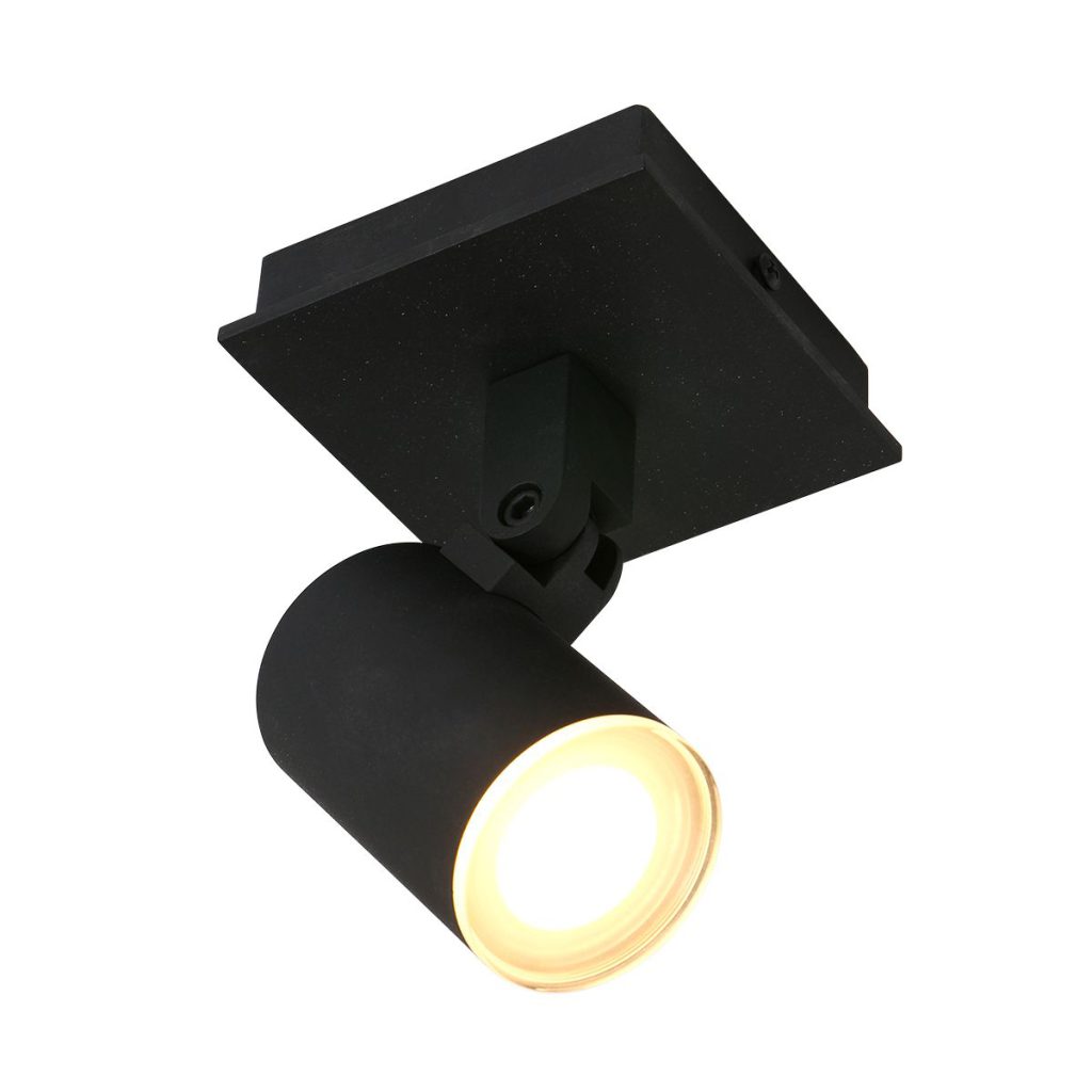 Moderne zwarte metalen spot Steinhauer Points noirs - Afbeelding 9