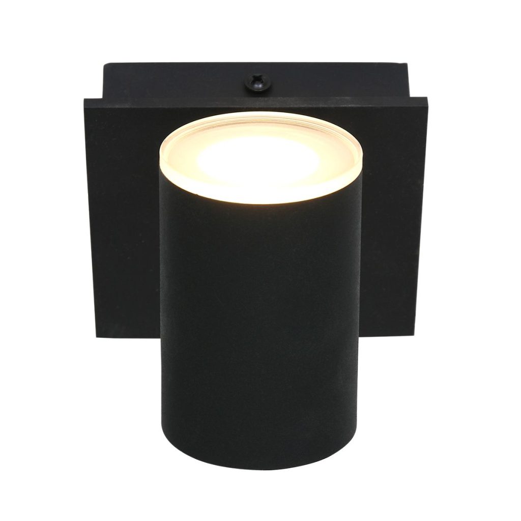 Moderne zwarte metalen spot Steinhauer Points noirs - Afbeelding 10