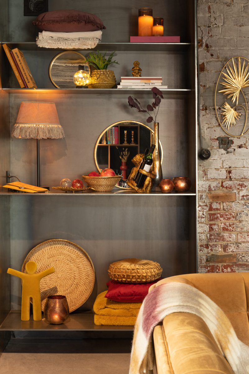 Klassieke beige met zwarte tafellamp Jolipa Eve - Afbeelding 6