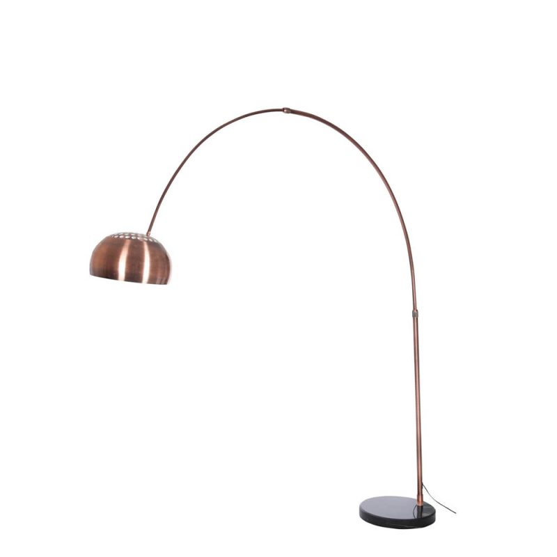 Klassieke bruin met zwarte vloerlamp Jolipa Arch - Afbeelding 2