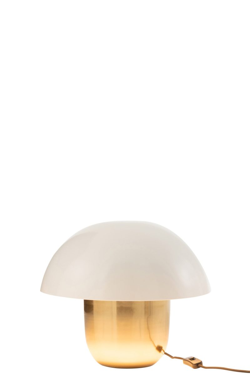 Klassieke goud met witte tafellamp paddenstoel Jolipa Mushroom - Afbeelding 4