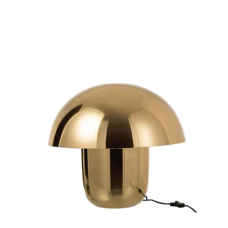 Klassieke gouden paddenstoel tafellamp Jolipa Mushroom - Afbeelding 2