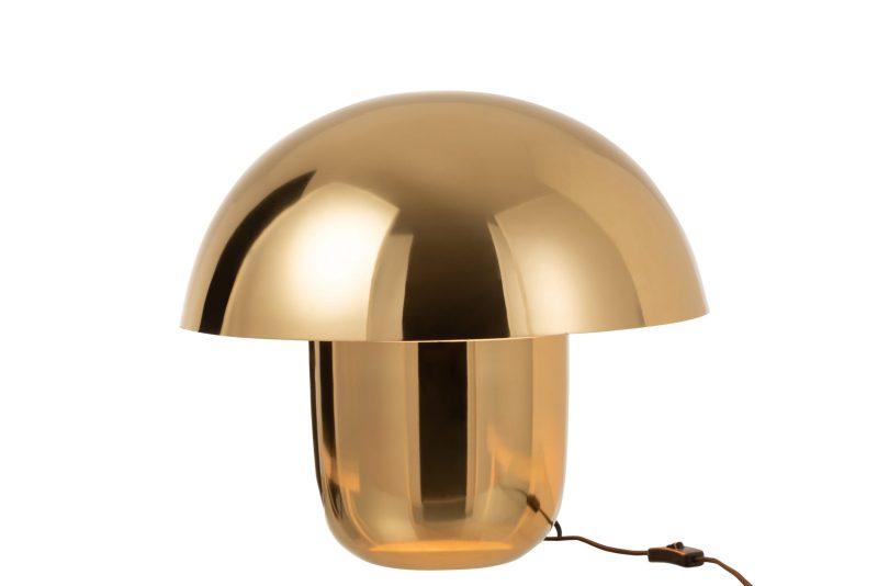 Klassieke gouden paddenstoel tafellamp Jolipa Mushroom - Afbeelding 4