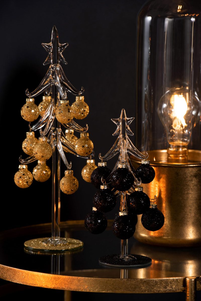 Klassieke gouden tafellamp met helder glas Jolipa Antique - Afbeelding 3