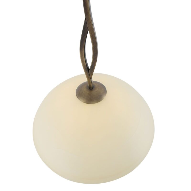 Klassieke hanglamp met glazen kap Steinhauer Capri - Afbeelding 11