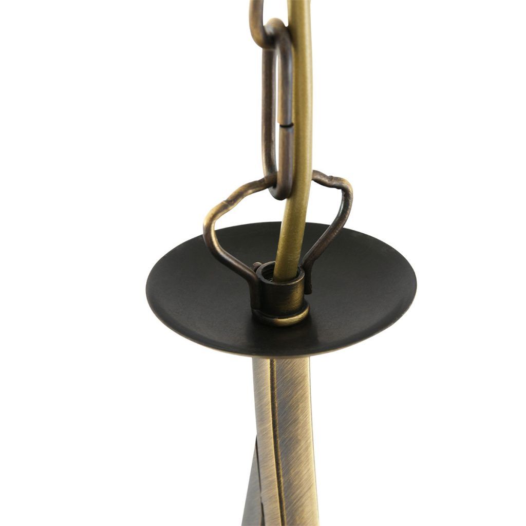 Klassieke hanglamp met glazen kap Steinhauer Capri - Afbeelding 5