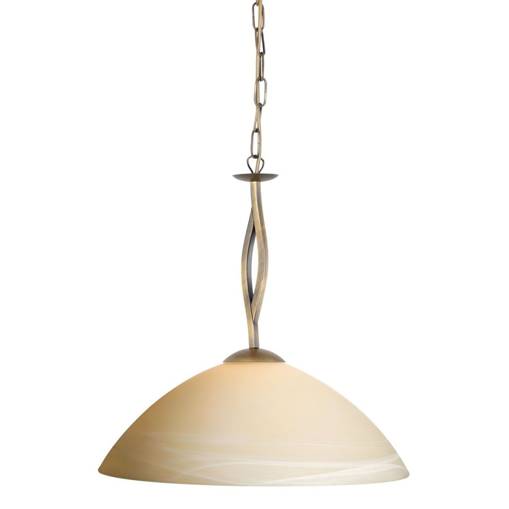 Klassieke hanglamp met glazen kap Steinhauer Capri - Afbeelding 10
