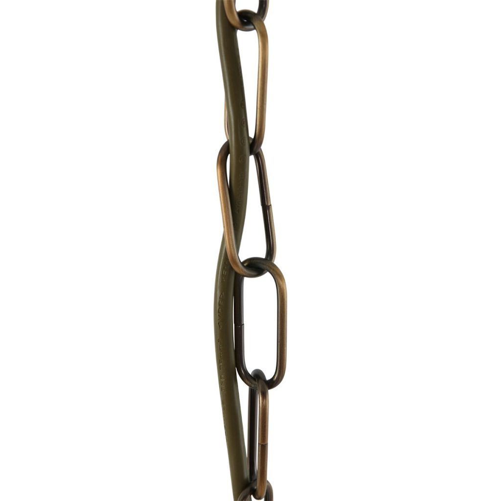 Lantaarnvormige 4-lichts hanglamp brons metaal/glas Steinhauer Pimpernel - Afbeelding 12