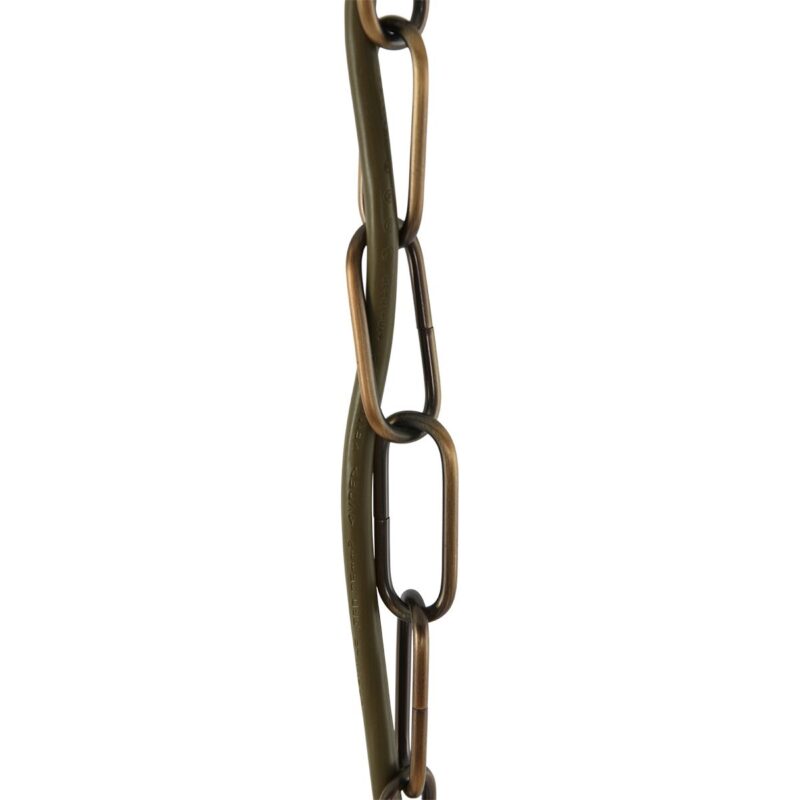 Lantaarnvormige 4-lichts hanglamp brons metaal/glas Steinhauer Pimpernel - Afbeelding 12