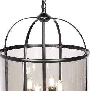 klassieke-kooi-hanglamp-glas-vier-lichts-hanglamp-steinhauer-pimpernel-smokeglas-en-zwart-5972zw-1