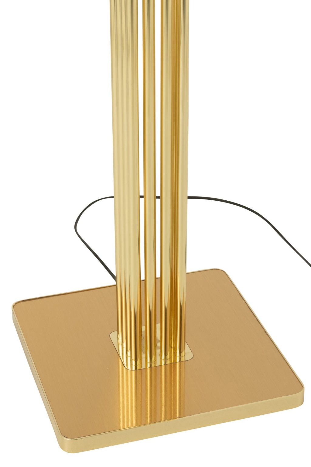 Klassieke kubische gouden vloerlamp met zwart Jolipa Moderna - Afbeelding 3