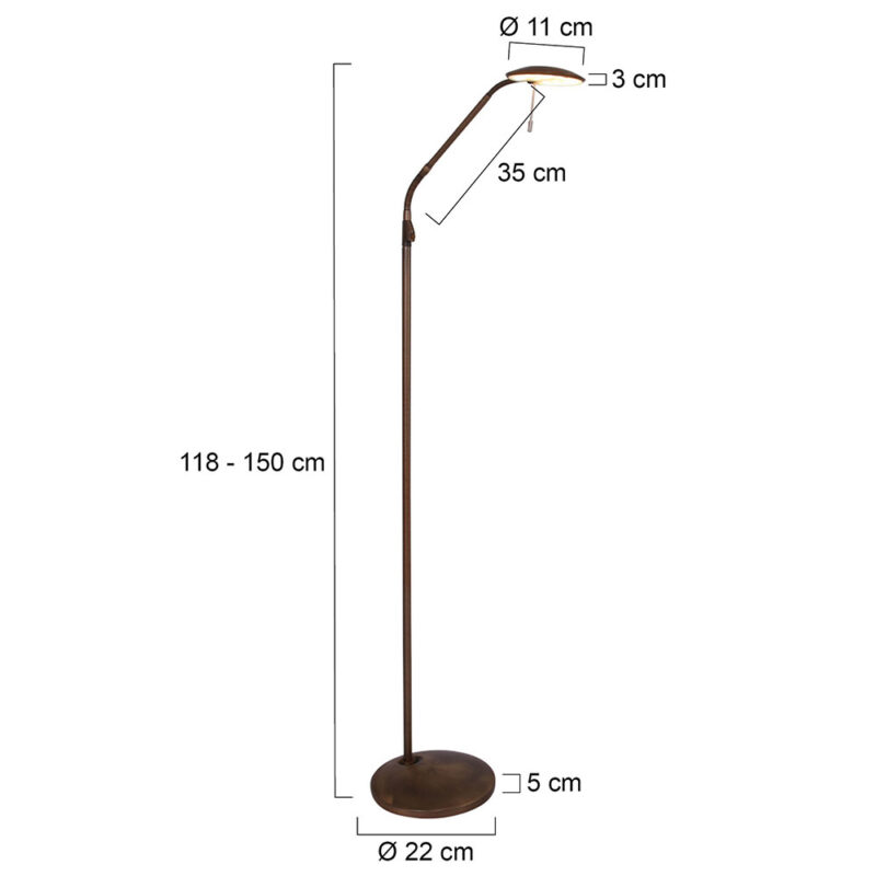 Klassieke leeslamp LED Steinhauer Zenith led - Afbeelding 7