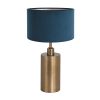 klassieke-metalen-lampenvoet-met-blauwe-kap-tafellamp-steinhauer-brass-blauw-en-brons-7309br