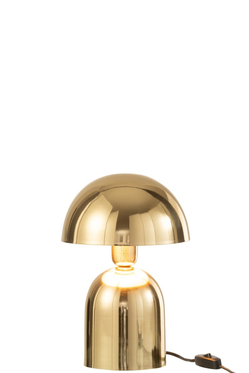 Klassieke paddenstoel tafellamp goud Jolipa Mushroom - Afbeelding 3