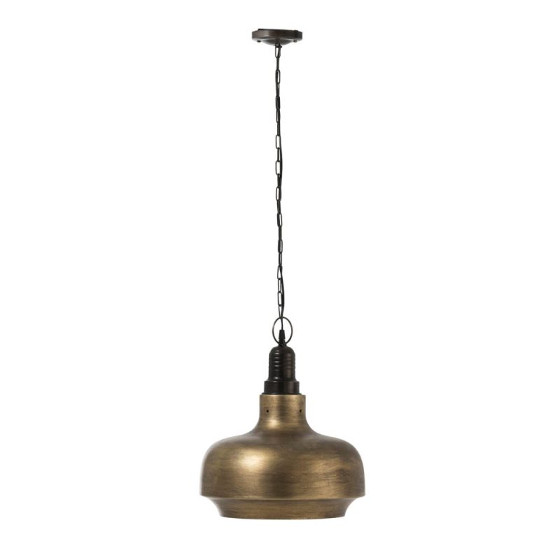 Klassieke ronde gouden hanglamp Jolipa Eva - Afbeelding 2