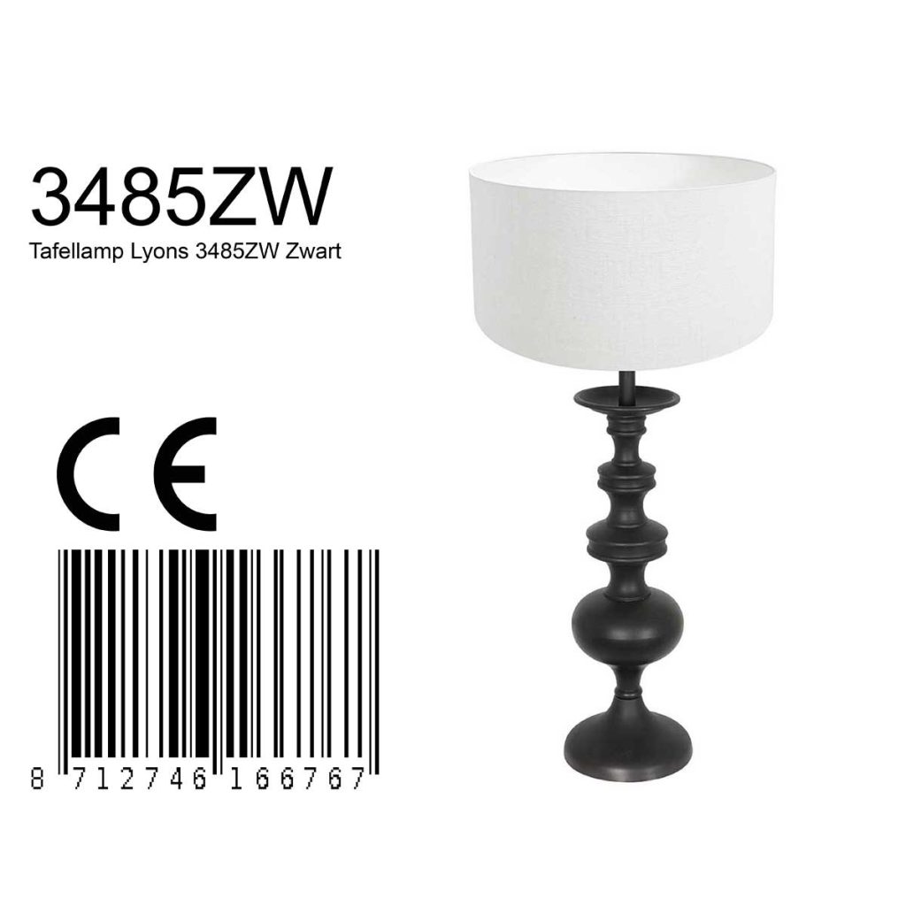 annelighting-tafellamp-lyons-zwart-houtlinnen-ø40cm-e27-3485zw-1
