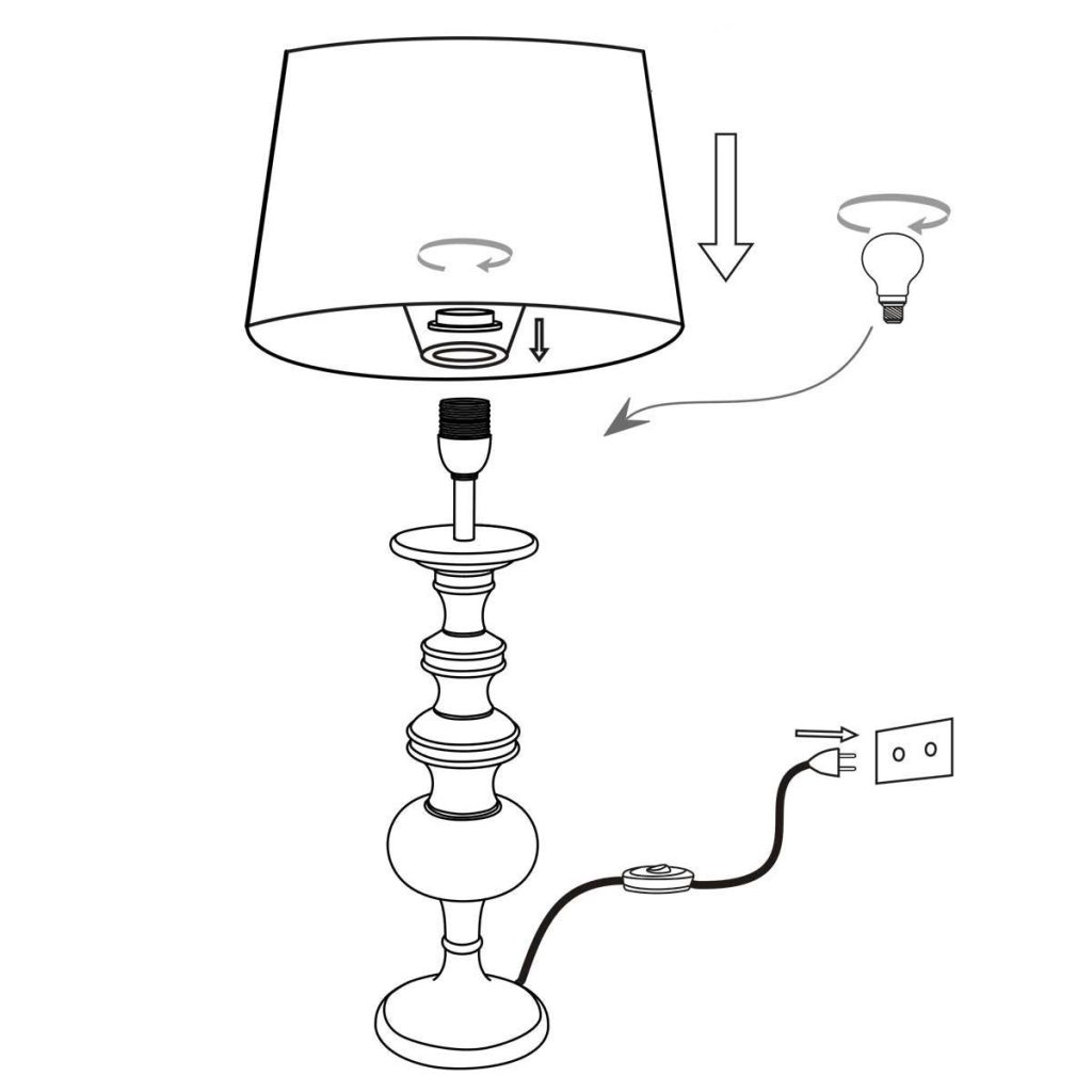 annelighting-tafellamp-lyons-zwart-houtlinnen-ø40cm-e27-3485zw-1