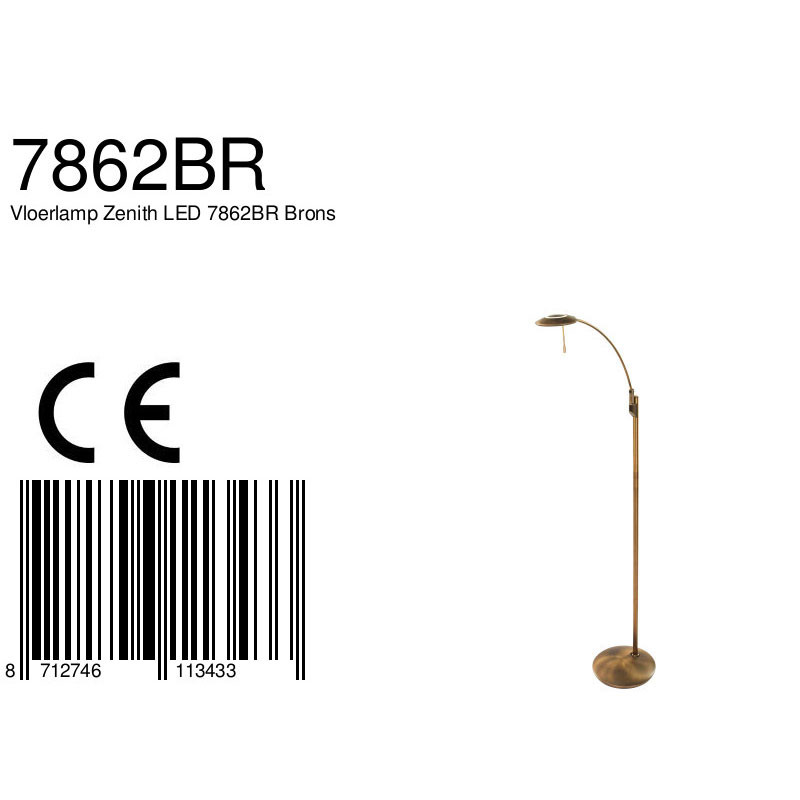 klassieke-staande-leeslamp-steinhauer-zenith-led-7862br-7