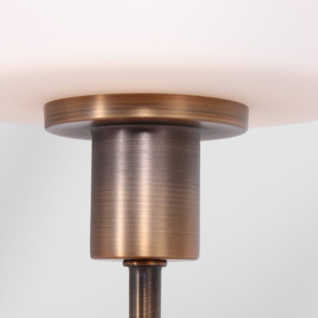 Klassieke bronzen metalen tafellamp Steinhauer Ancilla - Afbeelding 3