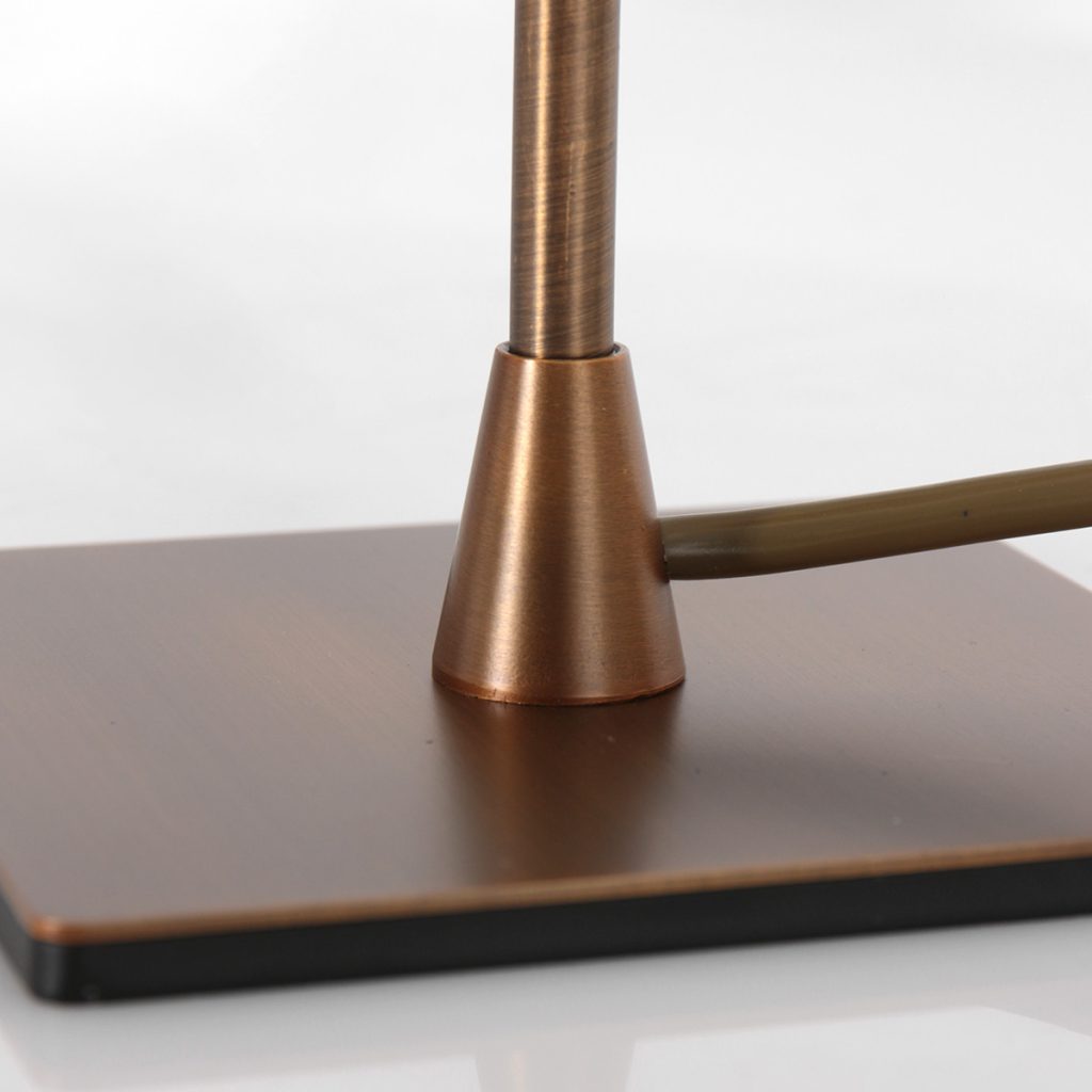 Klassieke bronzen metalen tafellamp Steinhauer Ancilla - Afbeelding 4