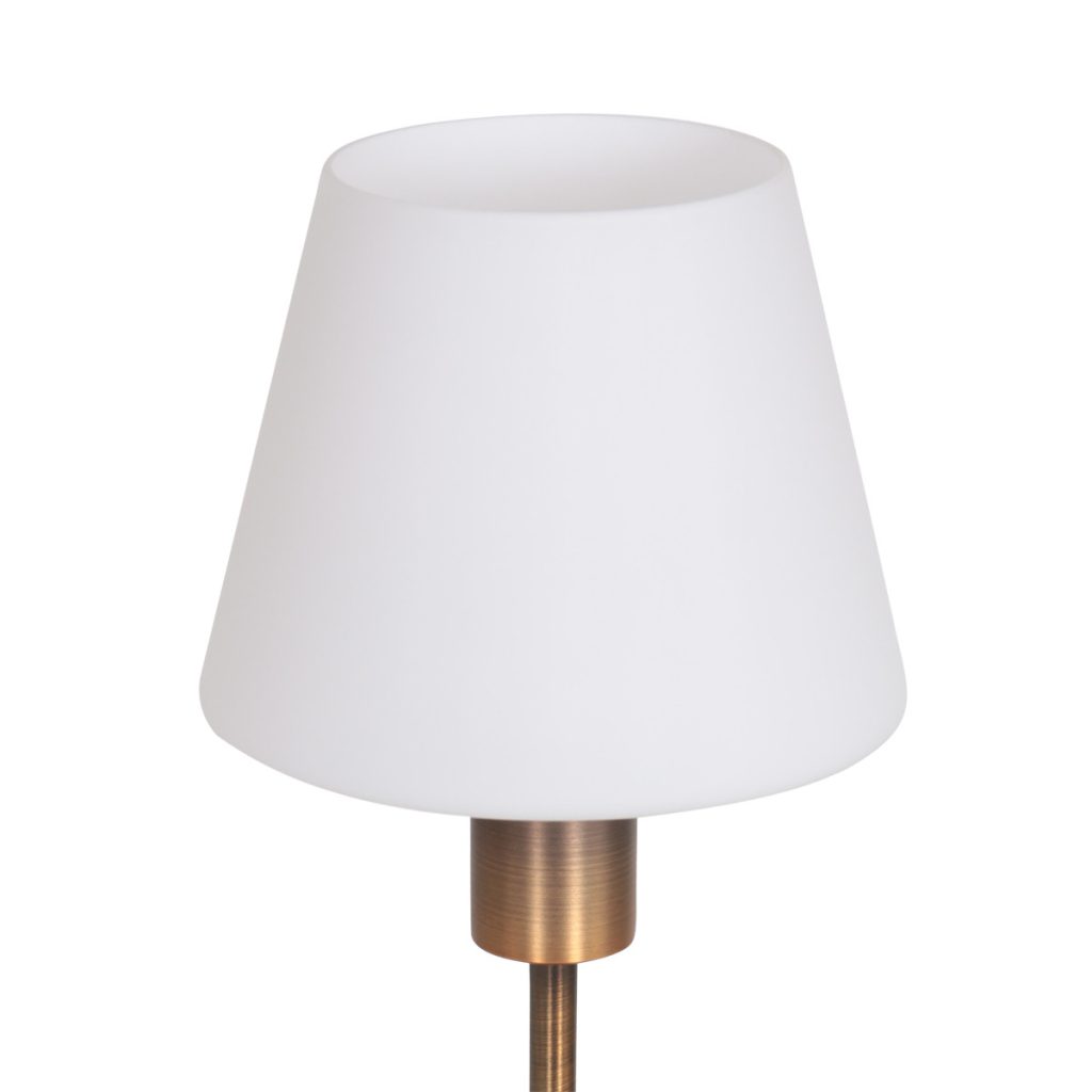 Klassieke bronzen metalen tafellamp Steinhauer Ancilla - Afbeelding 5