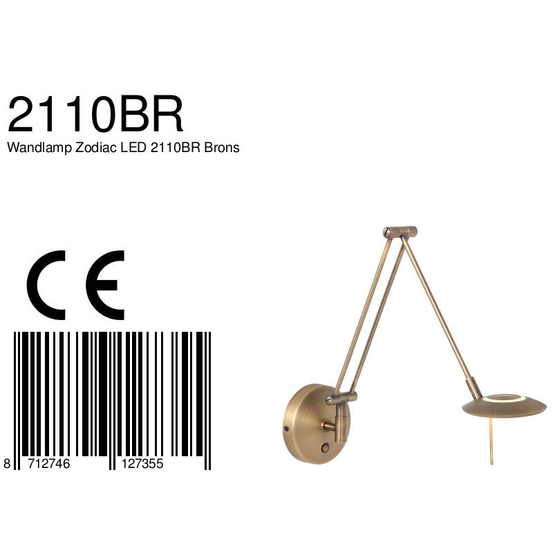 klassieke-wandlamp-met-knikarm-steinhauer-zodiac-led-2110br-6