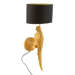 klassieke-wandlamp-papegaai-goud-met-zwart-jolipa-bird-poly-26470