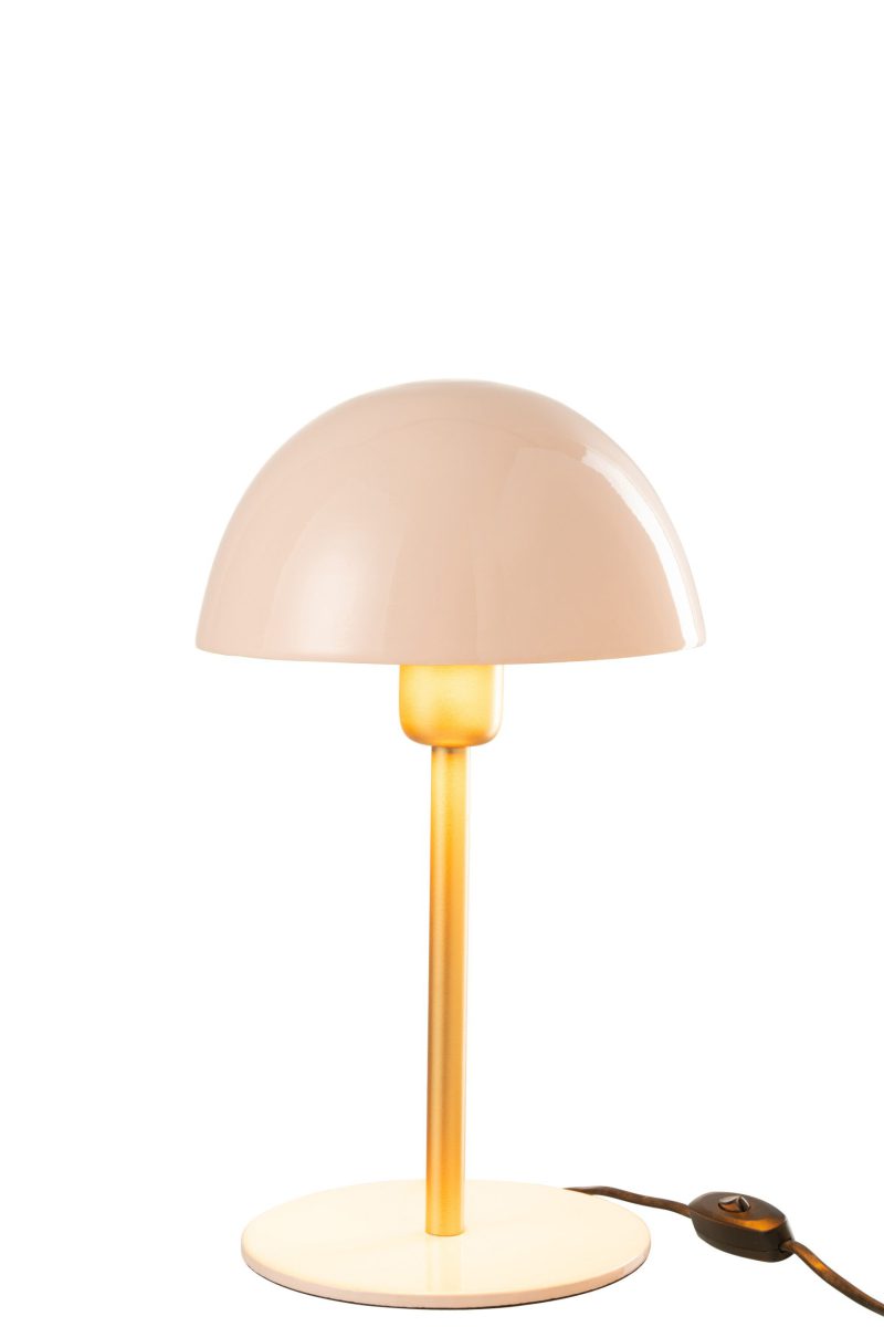 Klassieke wit met gouden tafellamp Jolipa Mushroom - Afbeelding 4
