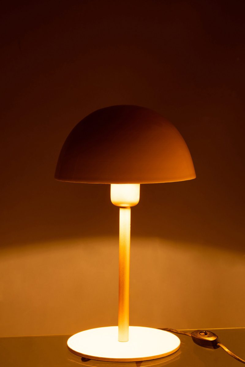 Klassieke wit met gouden tafellamp Jolipa Mushroom - Afbeelding 5