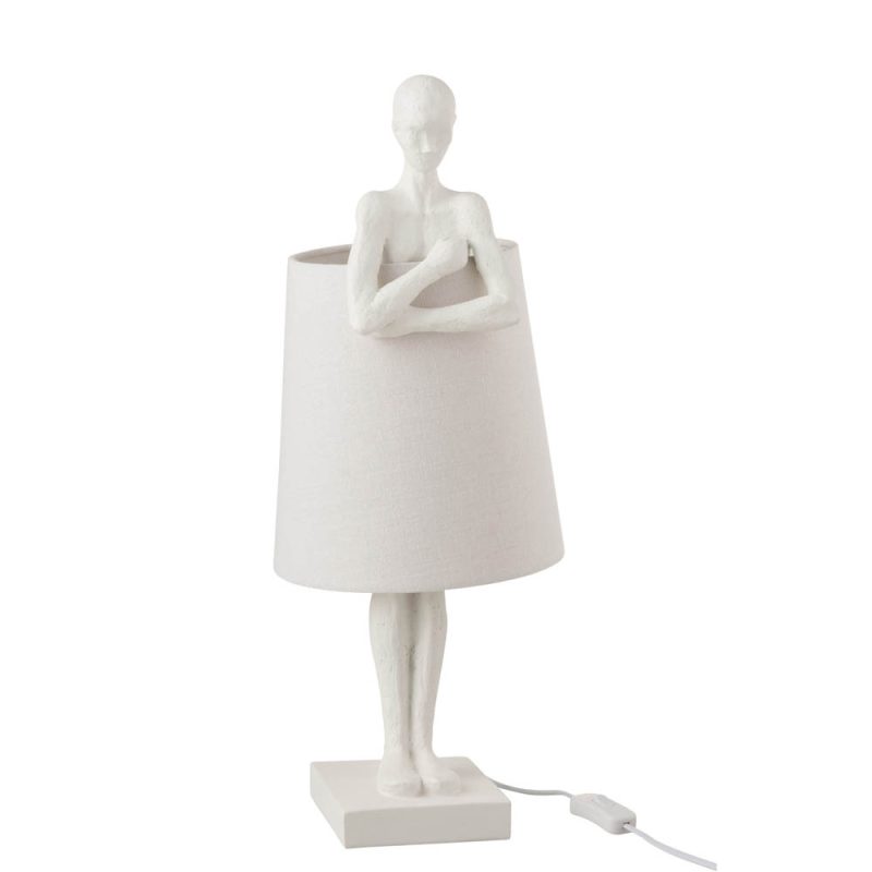Klassieke witte tafellamp sculptuur Jolipa Figurine - Afbeelding 2