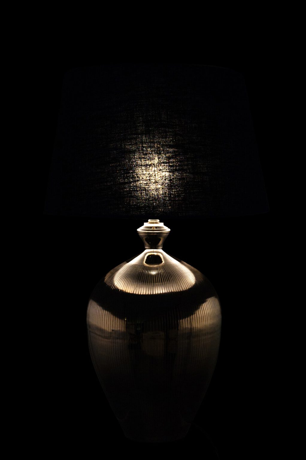 Klassieke zilver met zwarte tafellamp Jolipa Ball line - Afbeelding 4